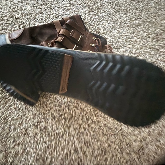 Sorel Women's Conquest Carly II Waterproof Boots Peatmoss discontinued - Picture 12 of 13